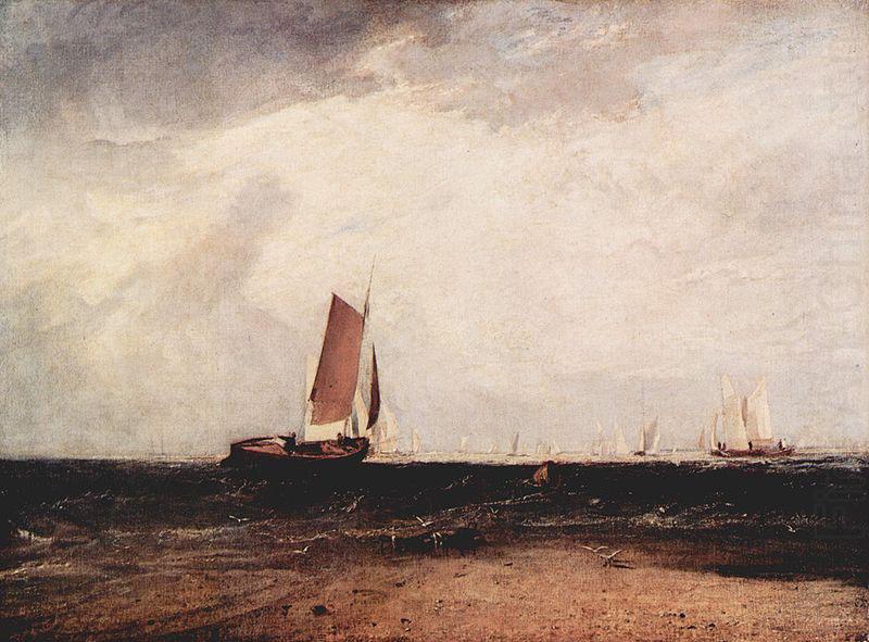 Joseph Mallord William Turner Fischen am Blythe-sand, die Flut setzt ein china oil painting image